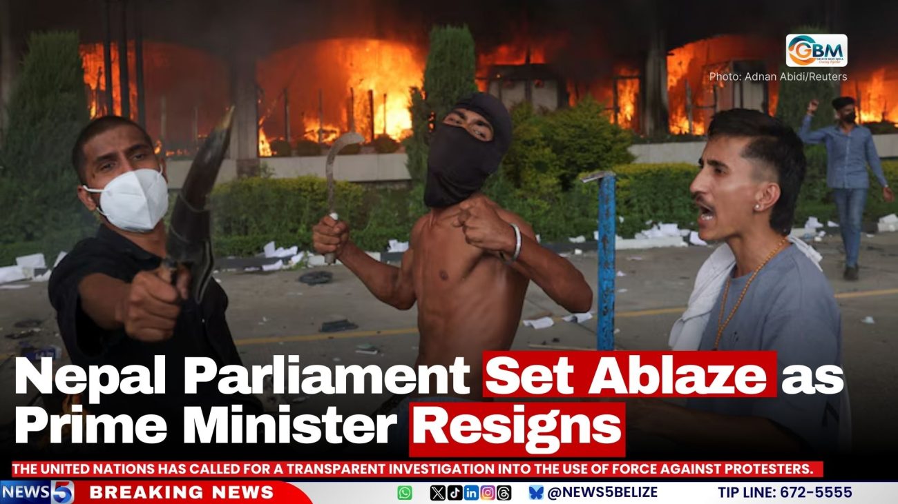 Nepal Parliament Set Ablaze as Prime Minister Resigns