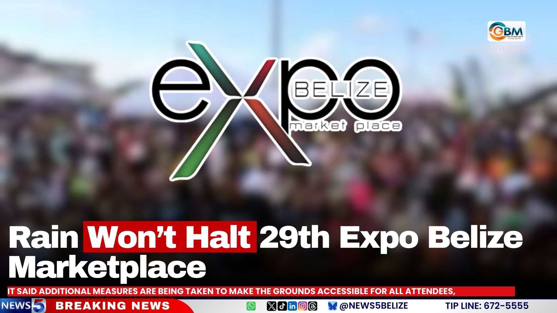 Rain Won’t Halt 29th Expo Belize Marketplace