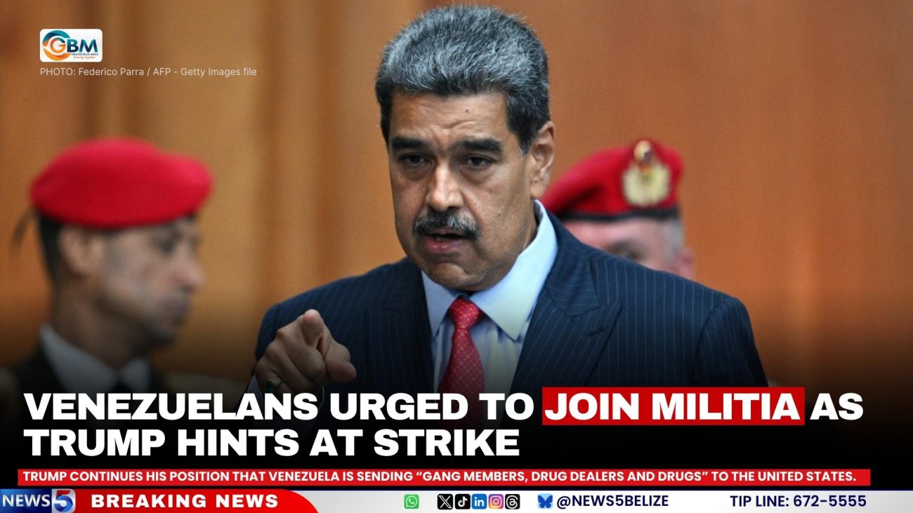 Venezuelans Urged to Join Militia as Trump Hints at Strike