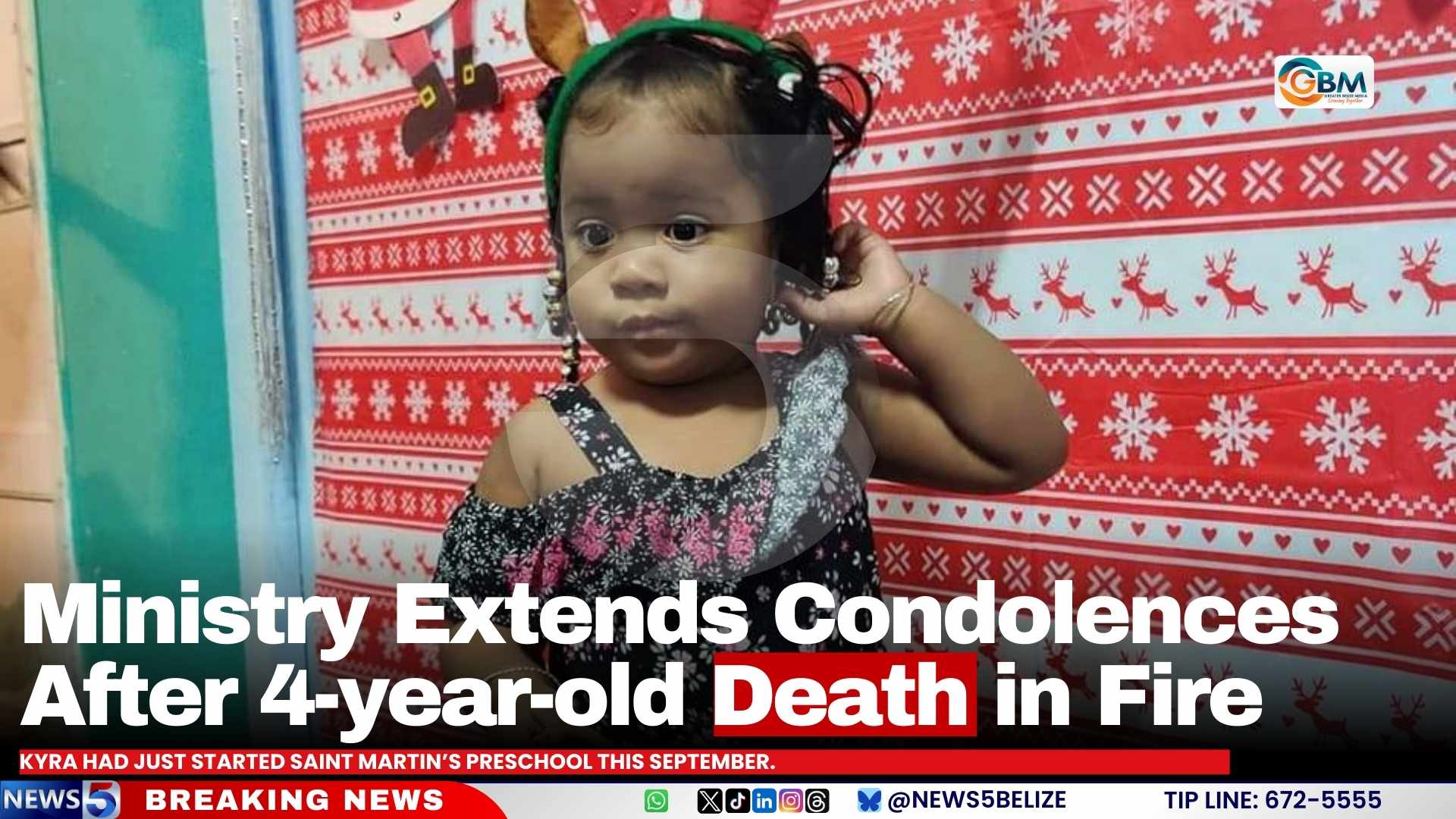 Ministry Extends Condolences After 4-year-old Death in Fire