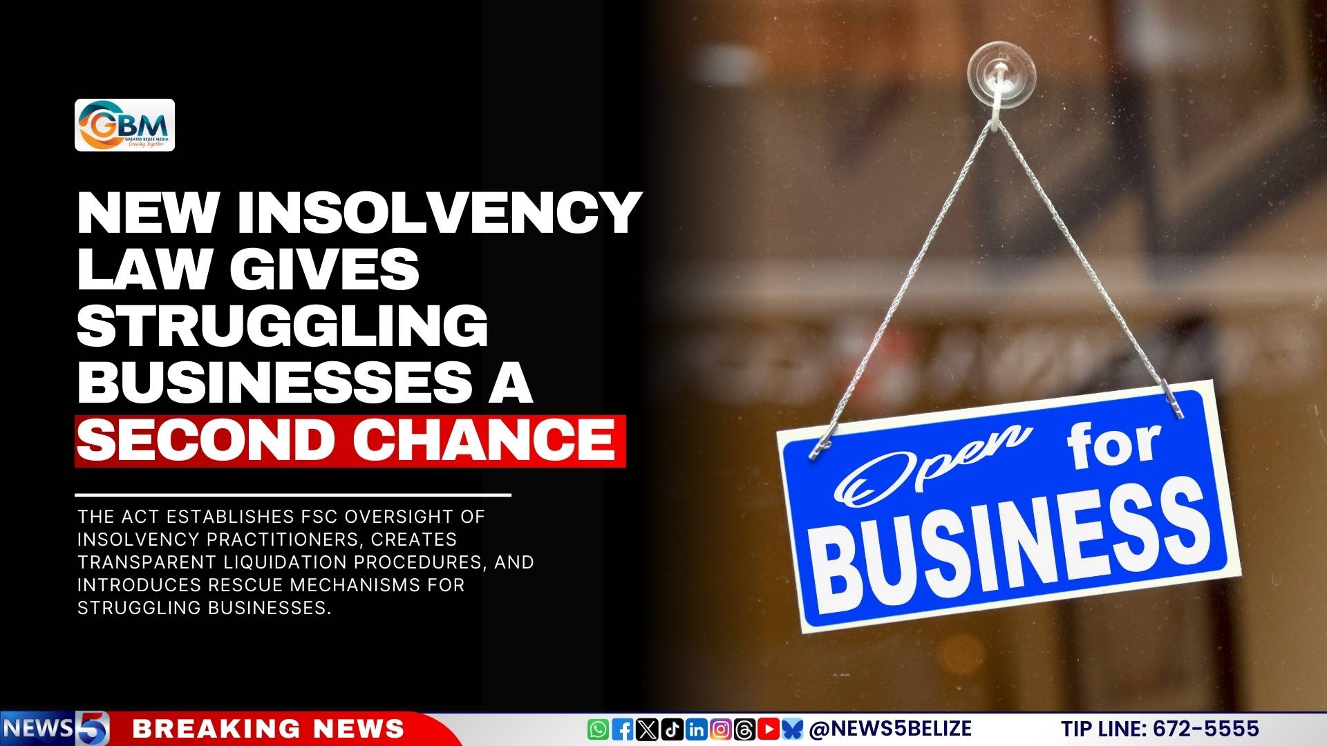 New Insolvency Law Gives Struggling Businesses a Second Chance