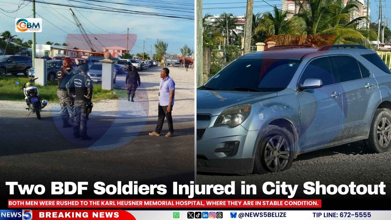 Two BDF Soldiers Injured in City Shootout