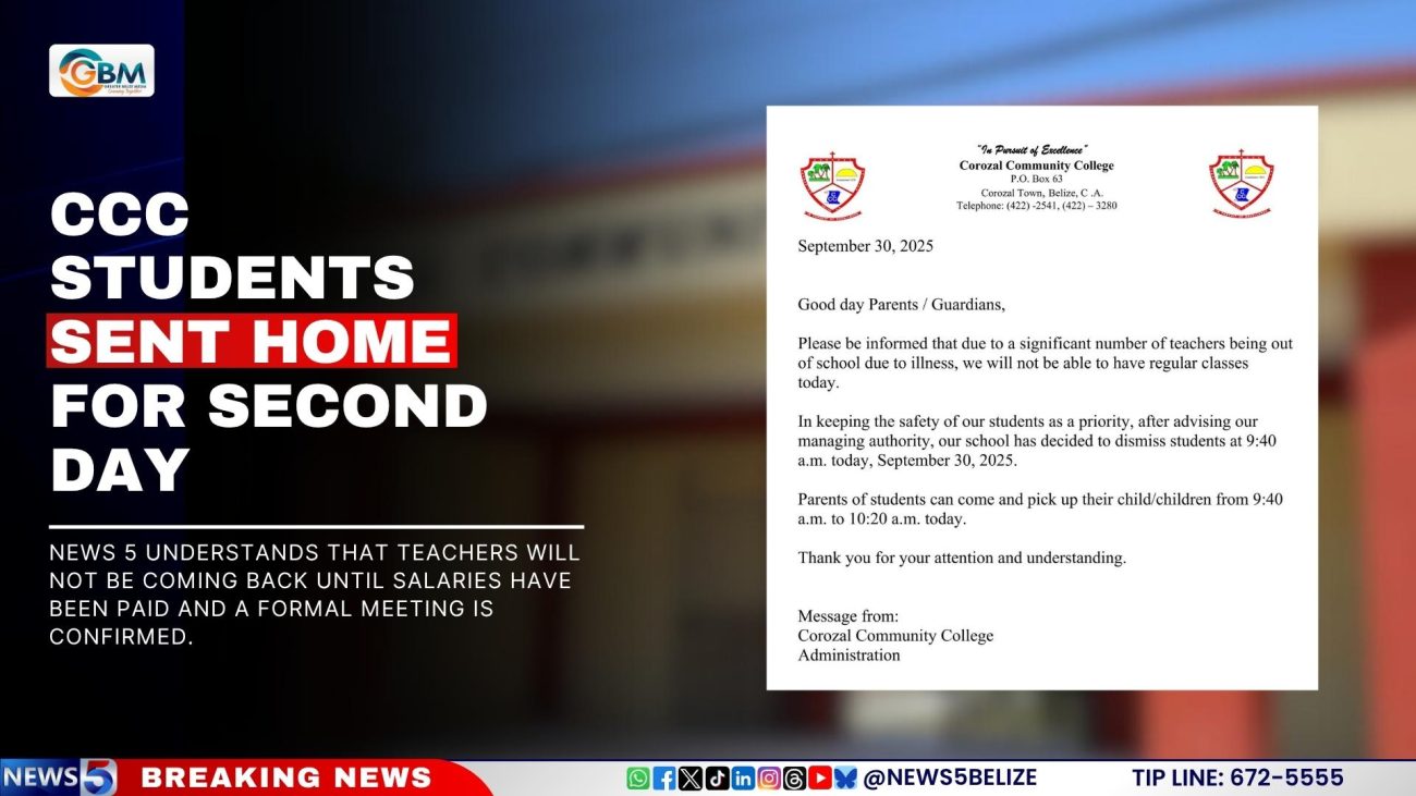 CCC Students Sent Home for Second Day