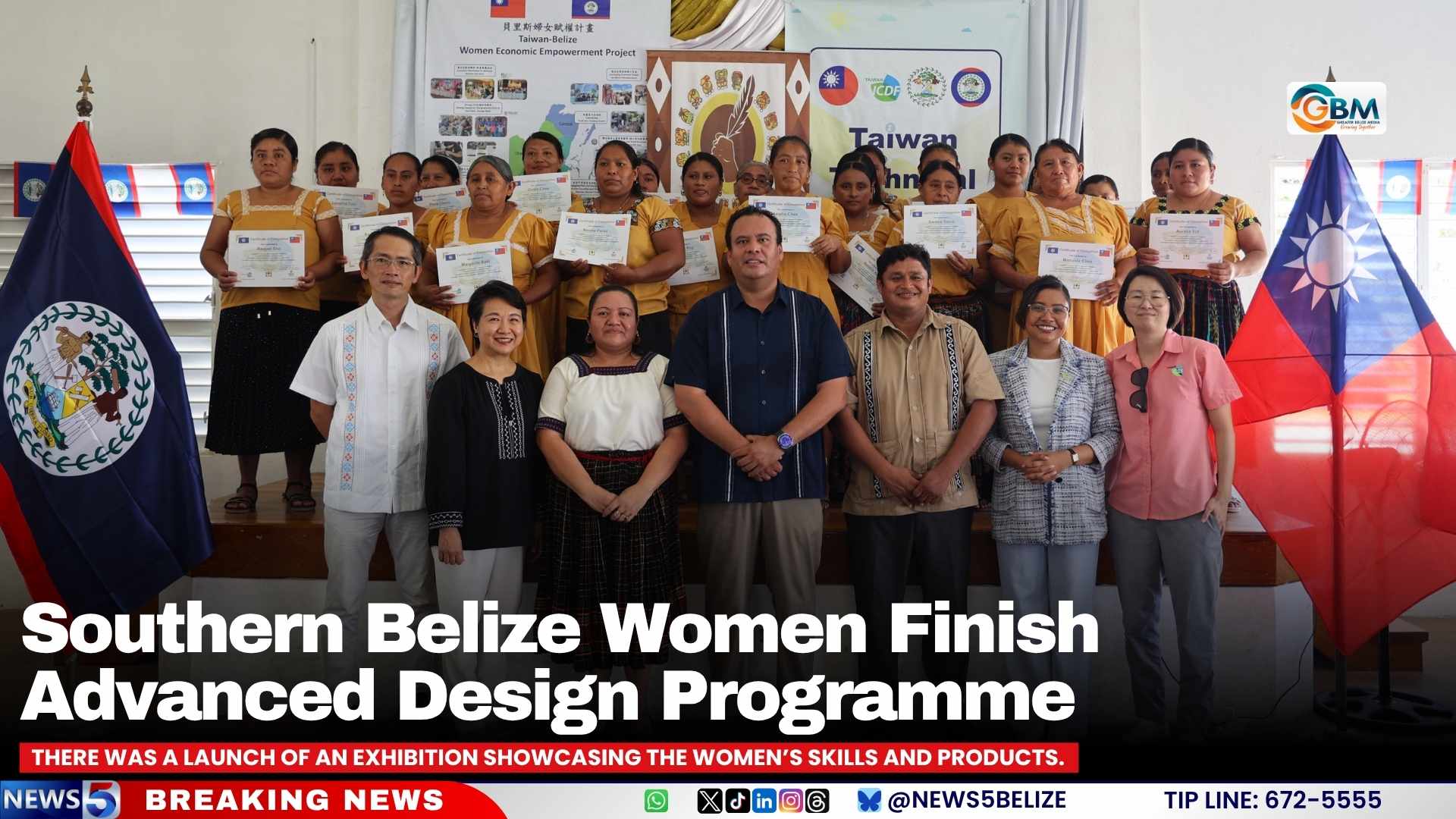 Southern Belize Women Finish Advanced Design Programme