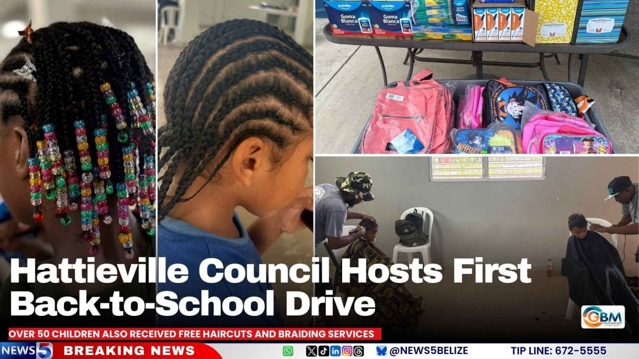 Hattieville Council Hosts First Back-to-School Drive