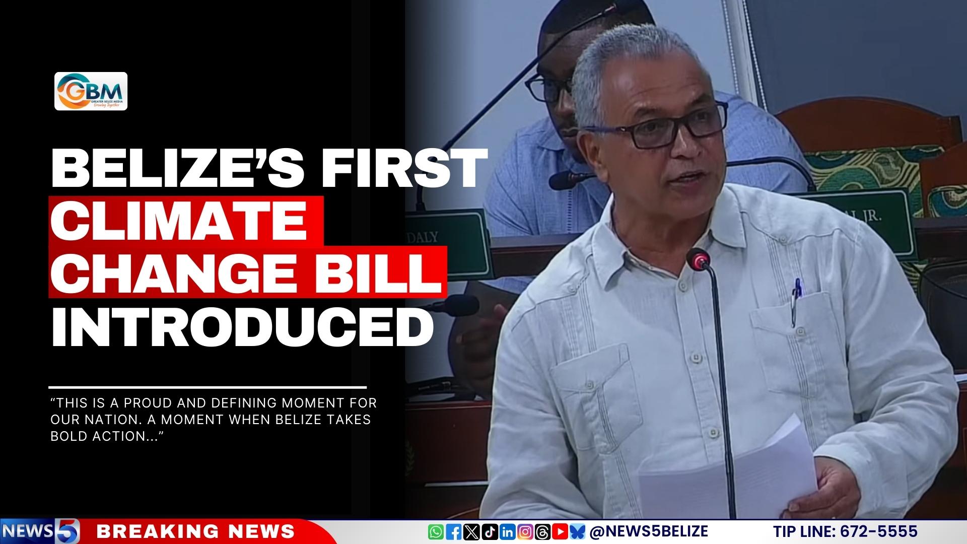Belize’s First Climate Change Bill Introduced