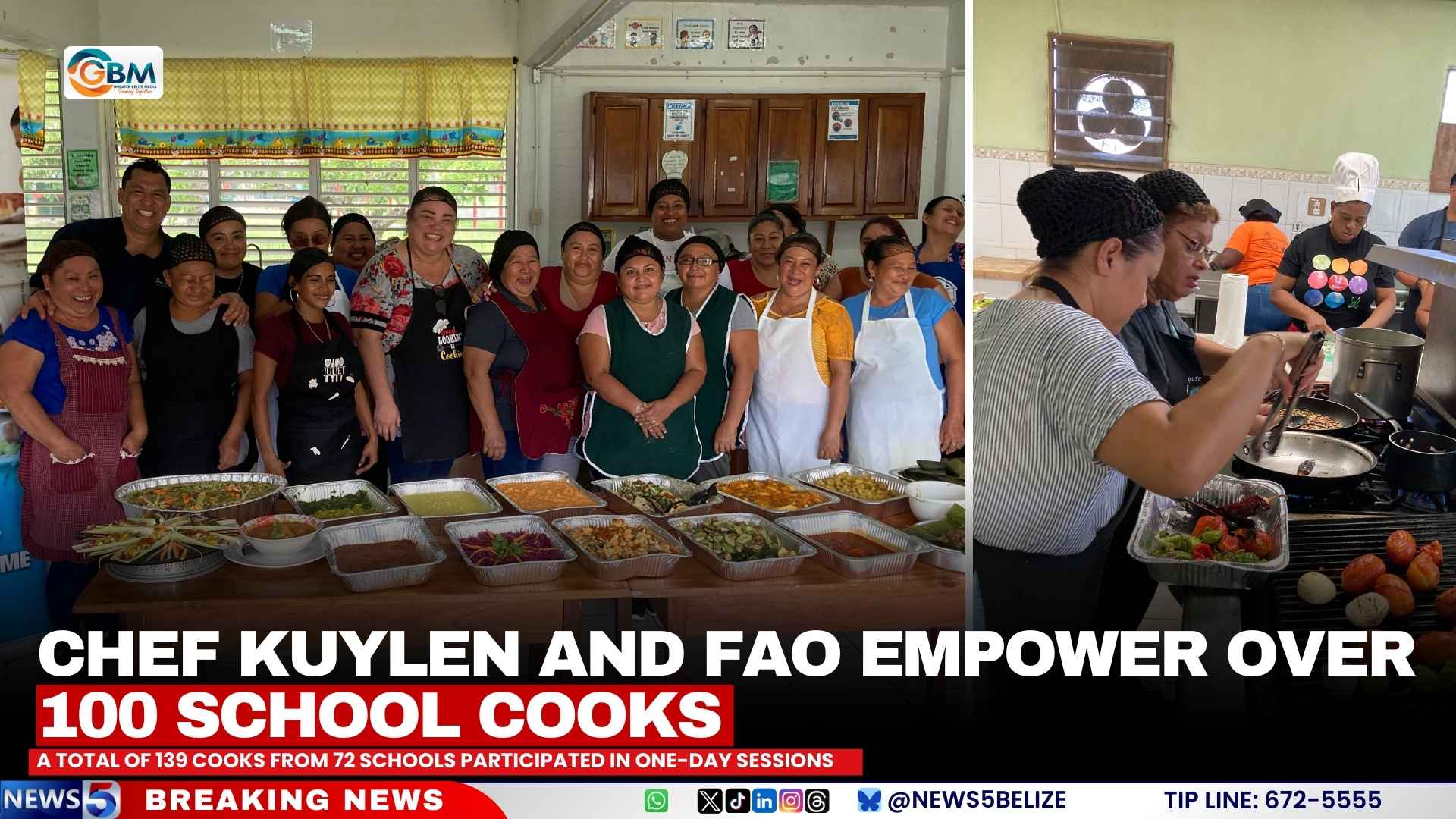 Chef Kuylen and FAO Empower Over 100 School Cooks