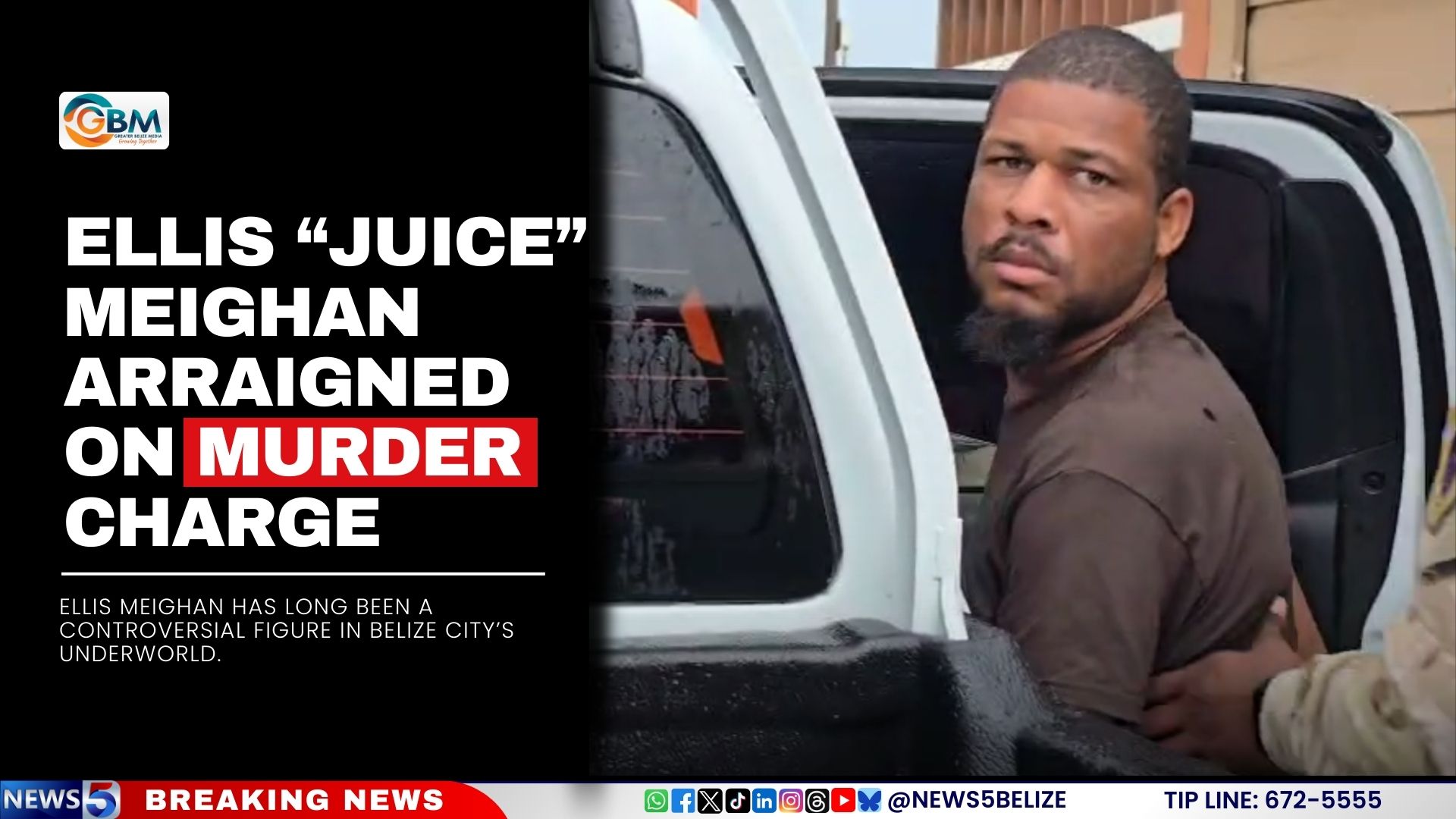 Ellis “Juice” Meighan Arraigned on Murder Charge