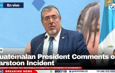 Guatemalan President Comments on Sarstoon Incident