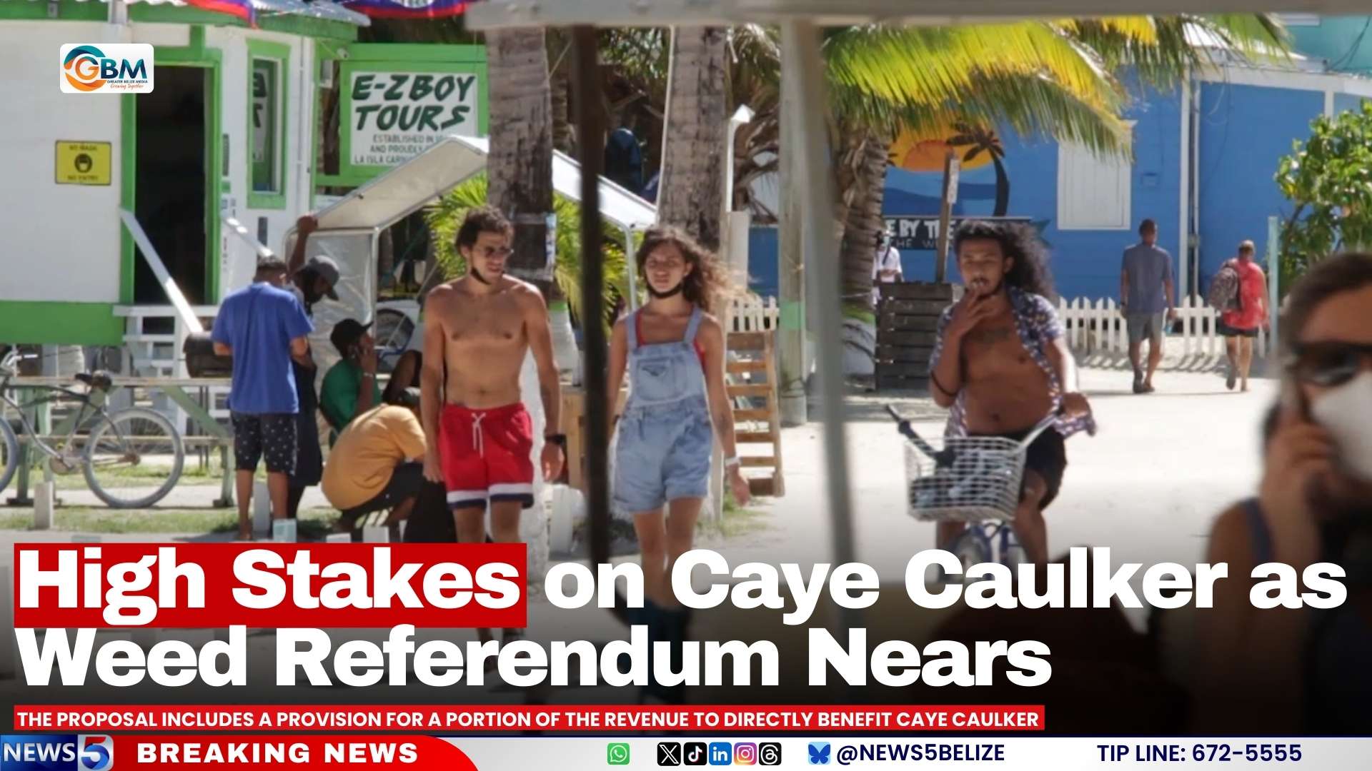 High Stakes on Caye Caulker as Weed Referendum Nears