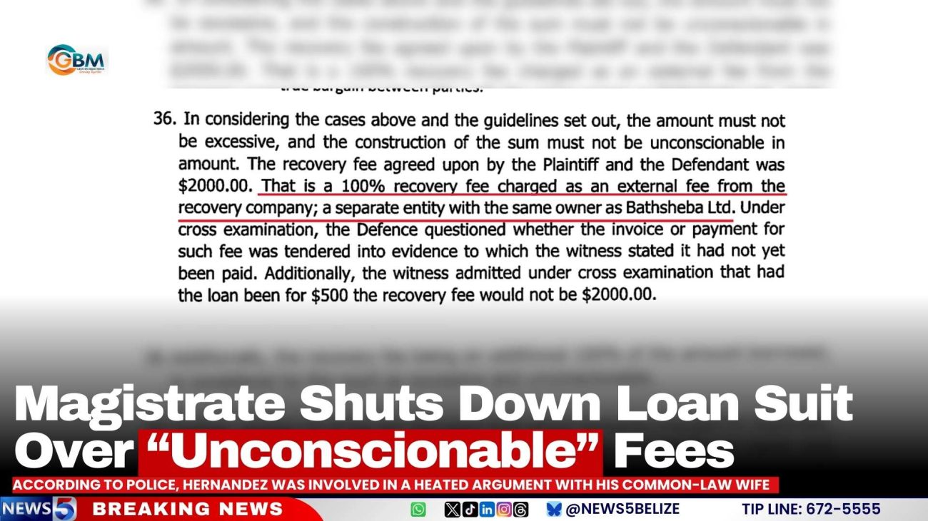 Magistrate Shuts Down Loan Suit Over “Unconscionable” Fees