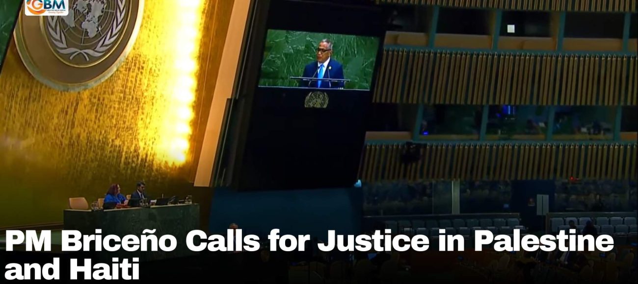 PM Briceño Calls for Justice in Palestine and Haiti