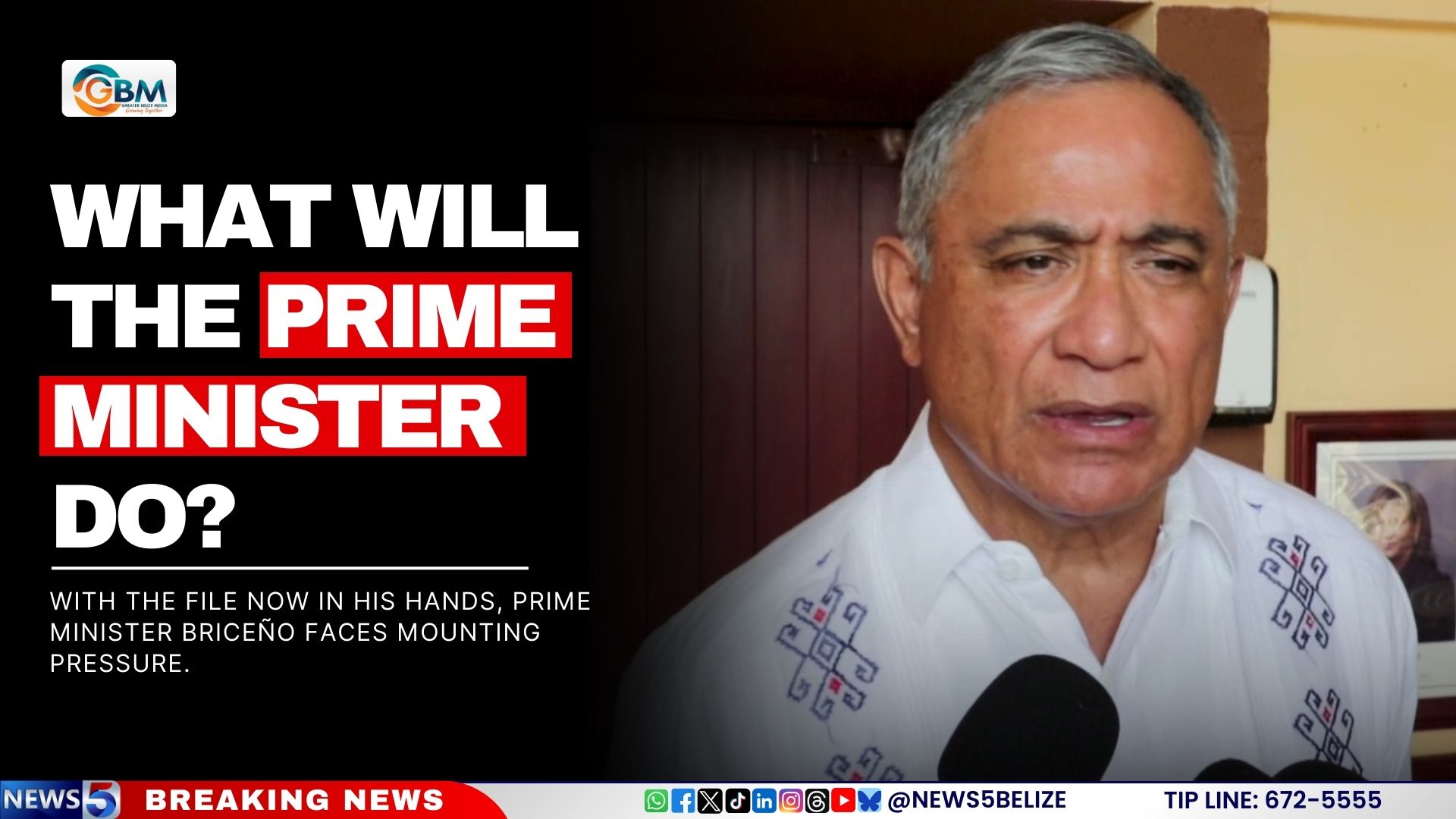 What Will The Prime Minister Too?