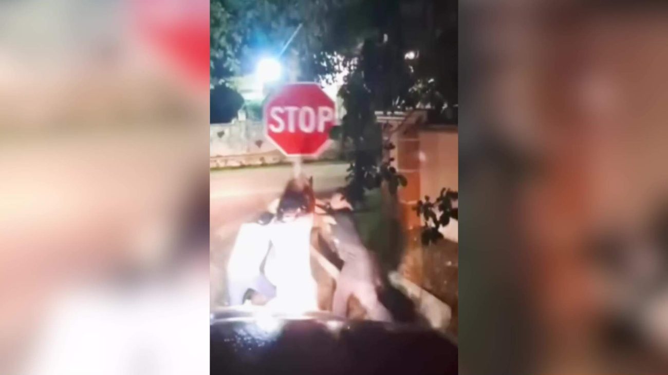 Road Safety Concerns Rise After Teens Destroy Stop Sign
