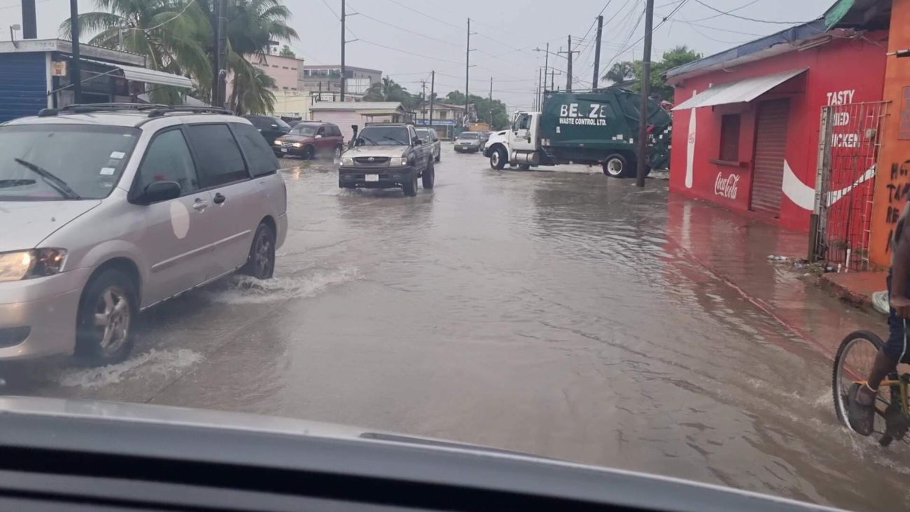 Storm System Soaks Belize, Showers Continue
