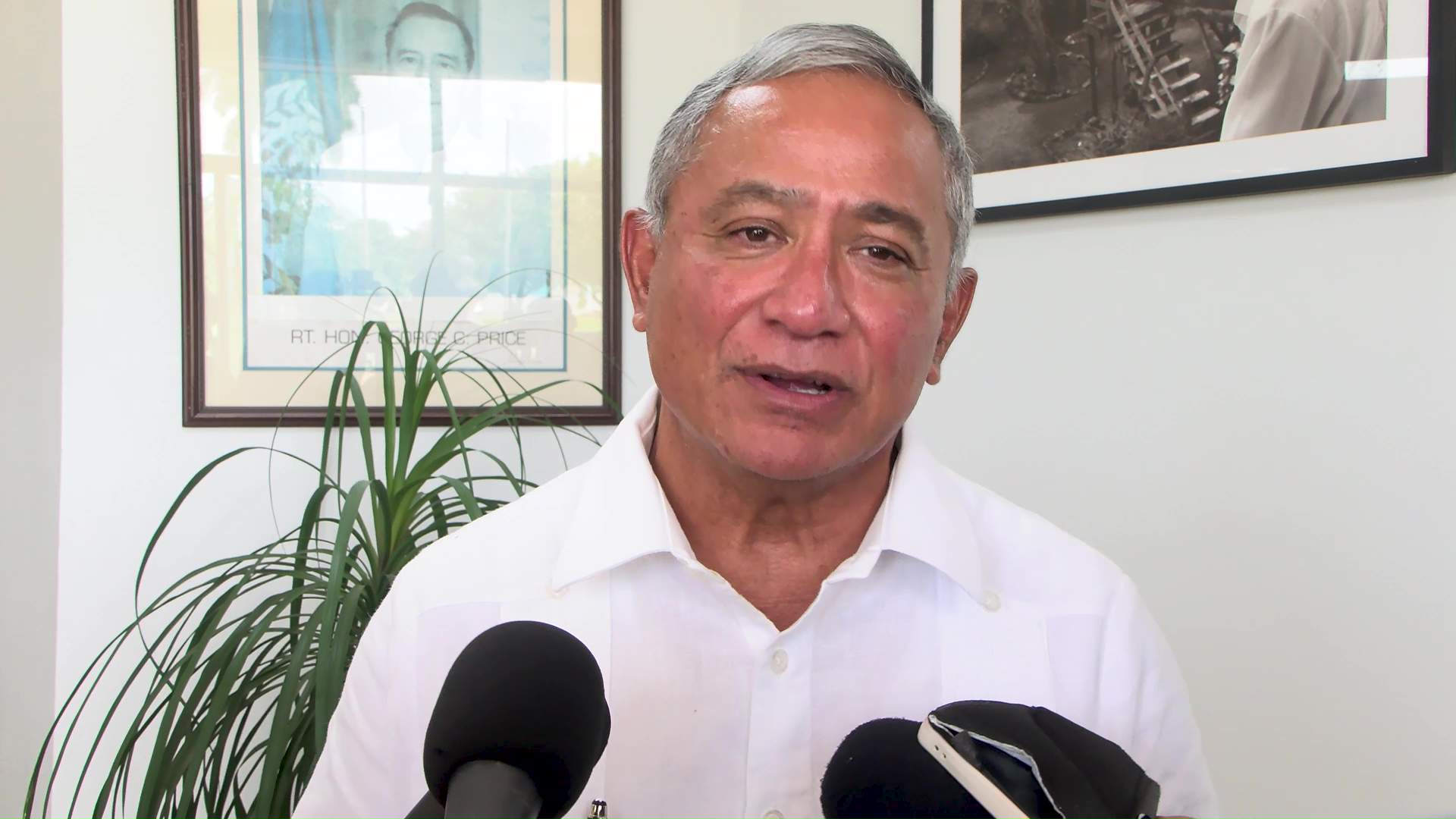 Prime Minister John Briceño