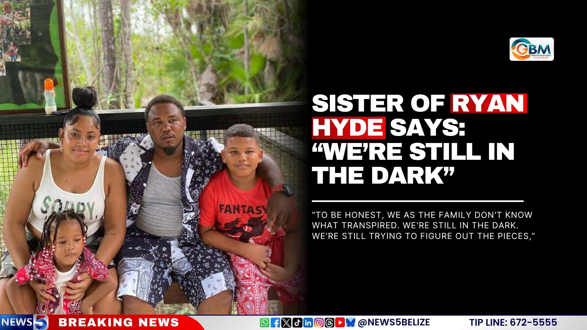 Sister of Ryan Hyde Says: “We’re Still in the Dark”
