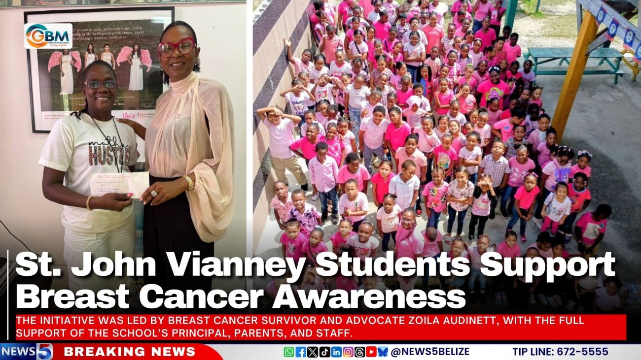 St. John Vianney Students Support Breast Cancer Awareness