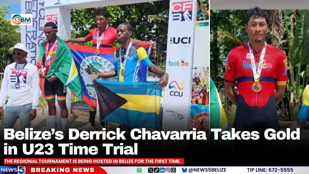 Belize’s Derrick Chavarria Takes Gold in U23 Time Trial