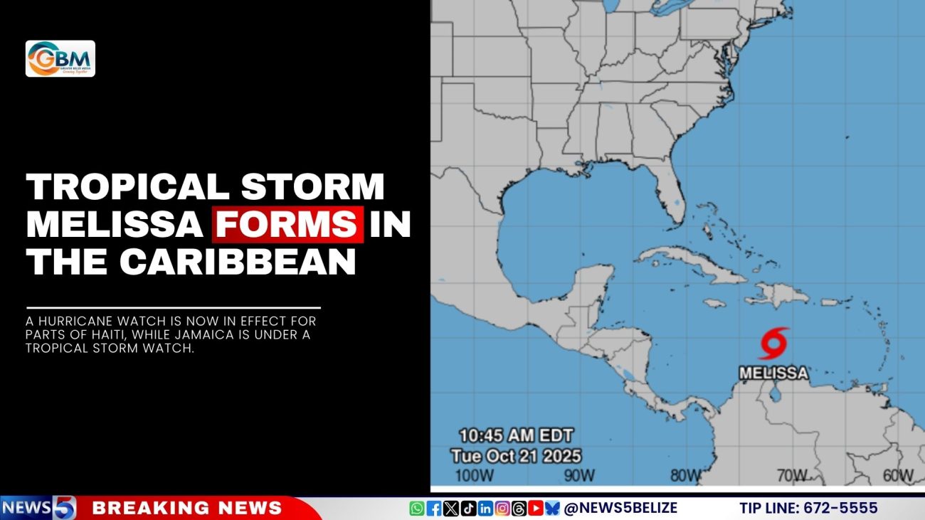 Tropical Storm Melissa Forms in the Caribbean