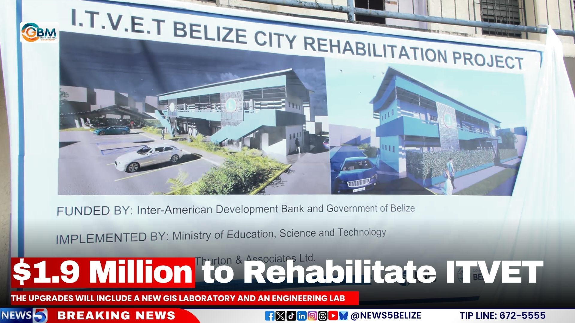 $1.9 Million to Rehabilitate ITVET