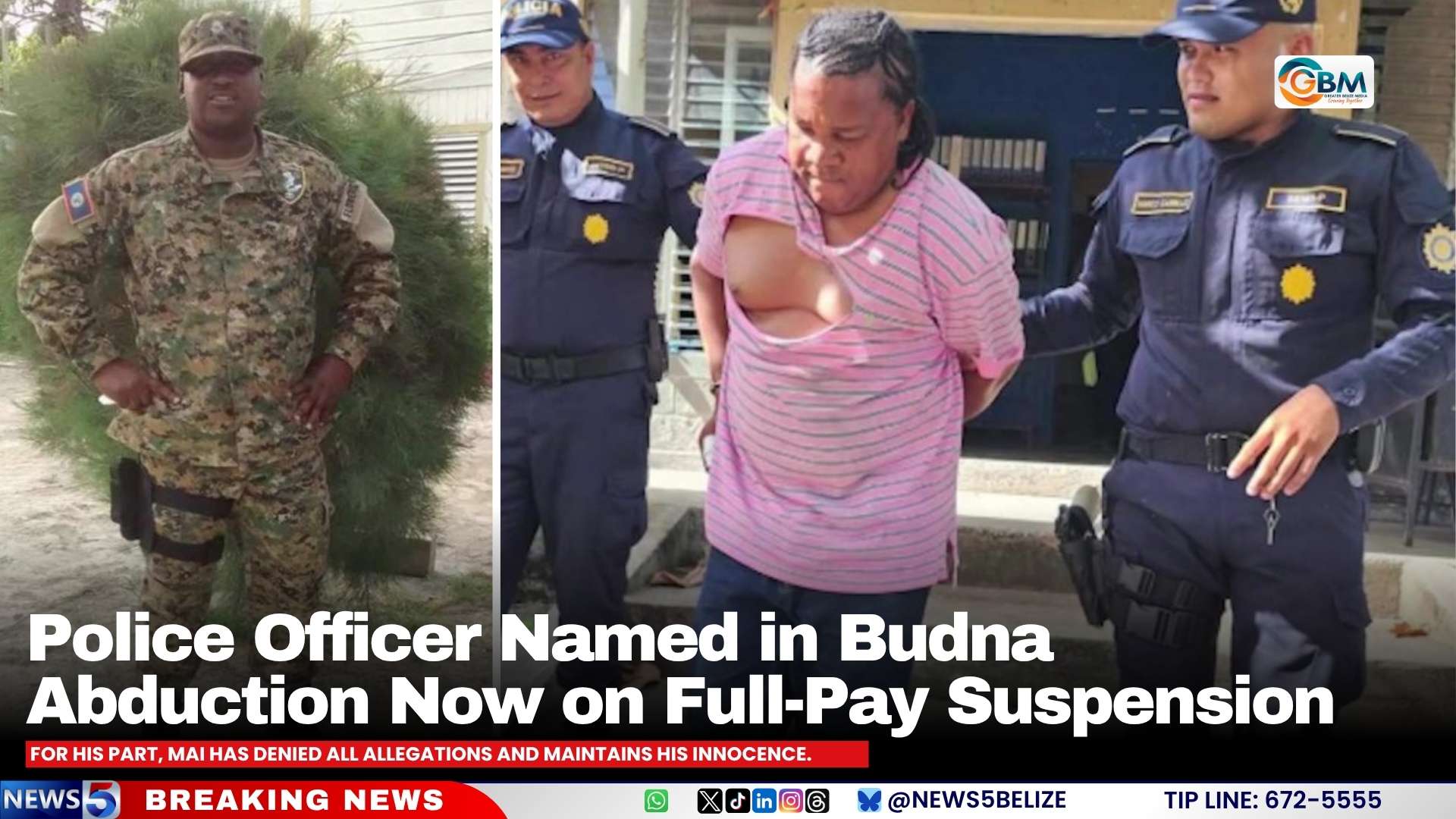 Police Officer Named in Budna Abduction Now on Full-Pay Suspension