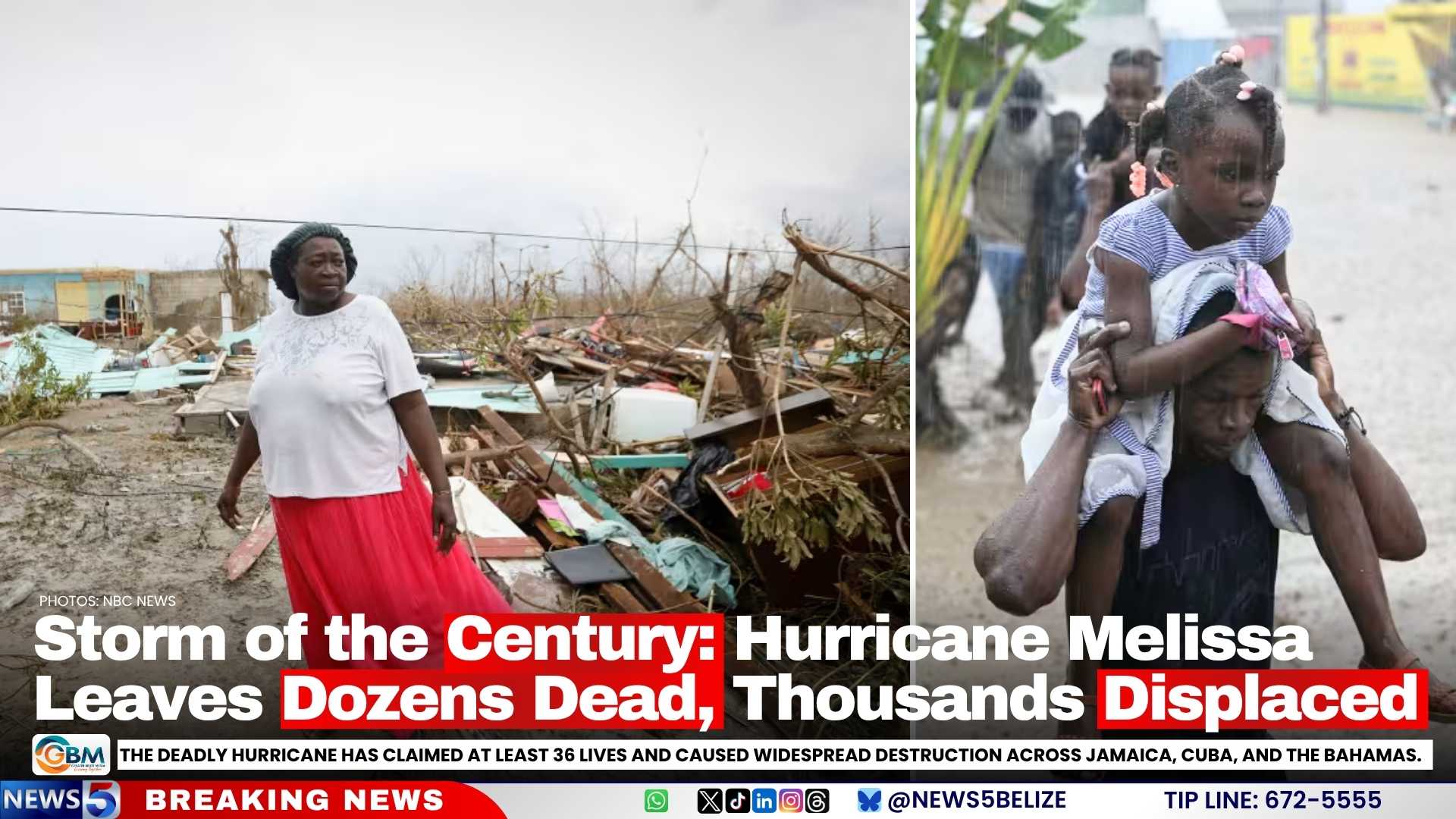 Storm of the Century: Hurricane Melissa Leaves Dozens Dead, Thousands Displaced