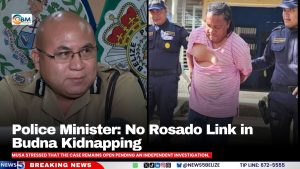 Police Minister: No Rosado Link in Budna Kidnapping
