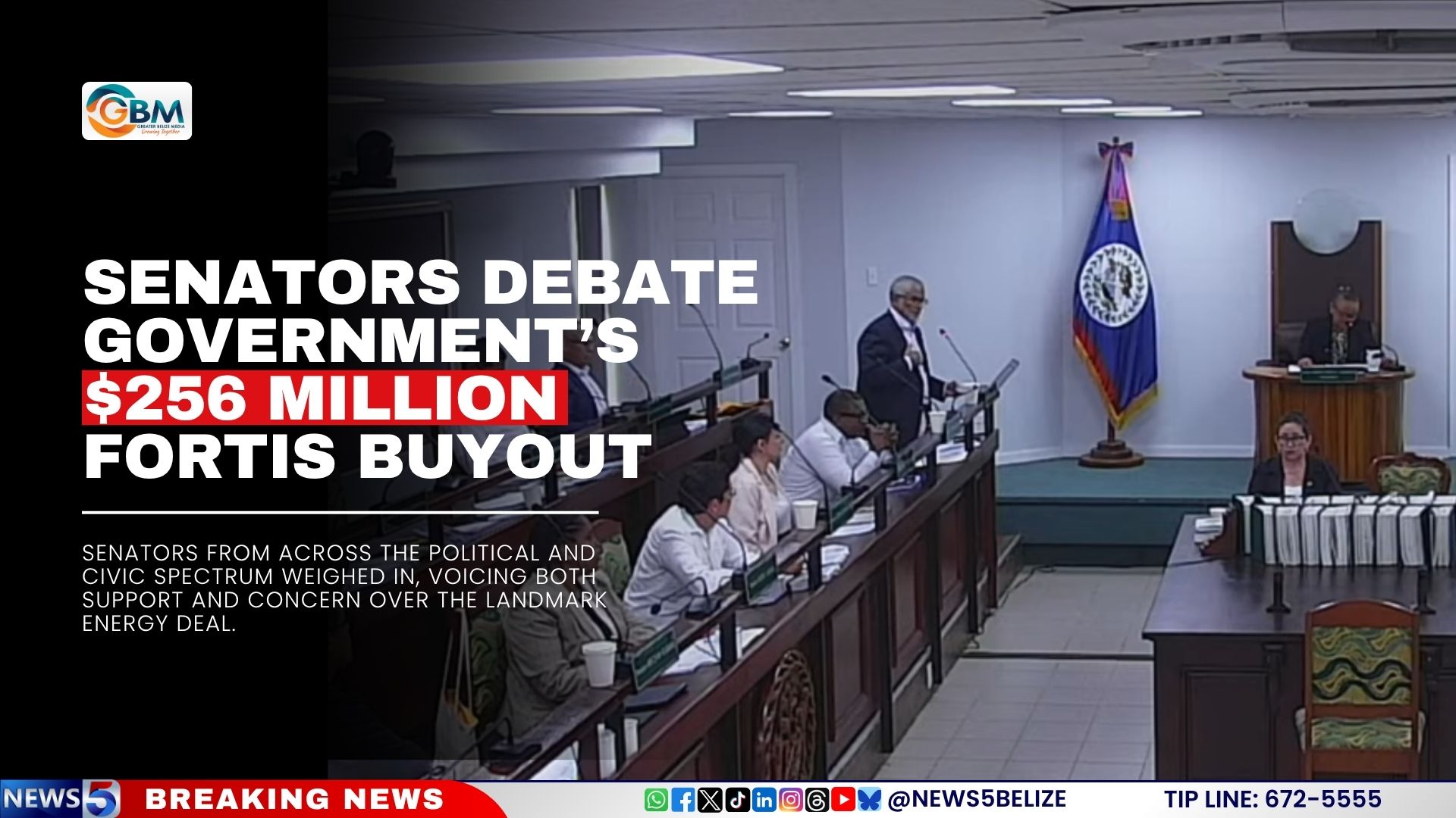 Senators Debate Government’s $256 Million Fortis Buyout