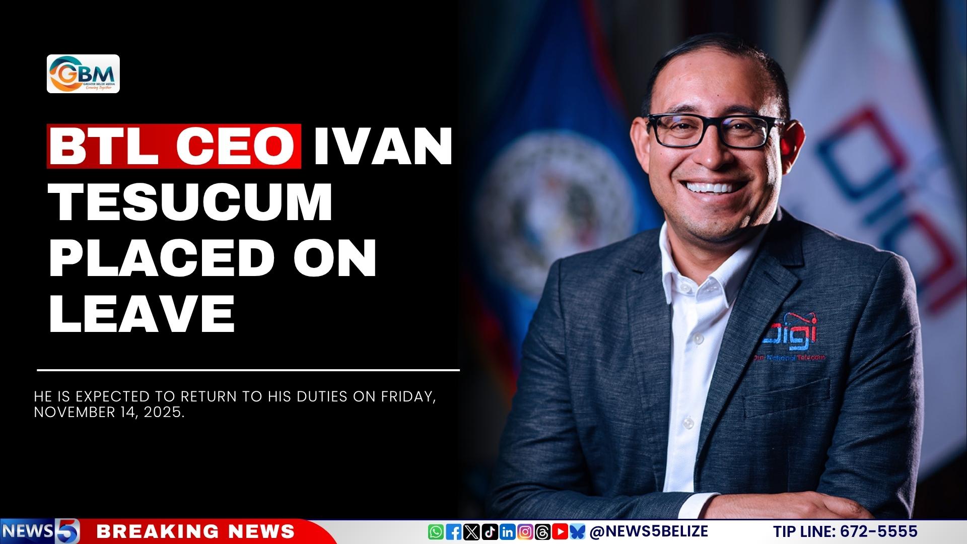 BTL CEO Ivan Tesucum Placed on Leave