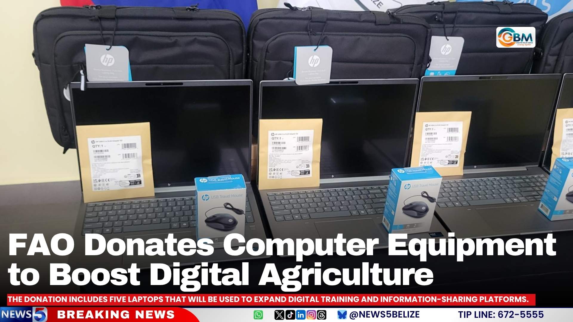 FAO Donates Computer Equipment to Boost Digital Agriculture