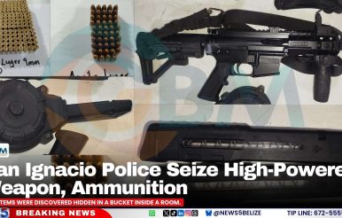 San Ignacio Police Seize High-Powered Weapon, Ammunition