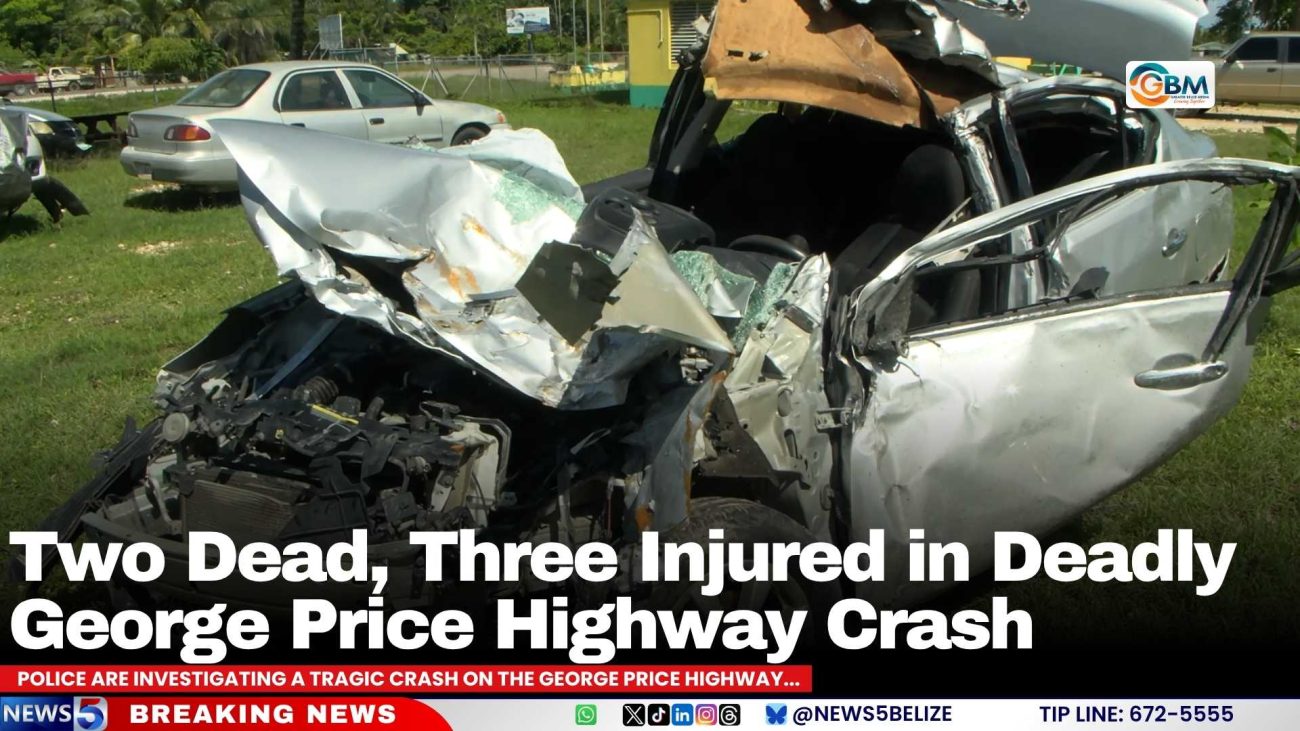 Two Dead, Three Injured in Deadly George Price Highway Crash