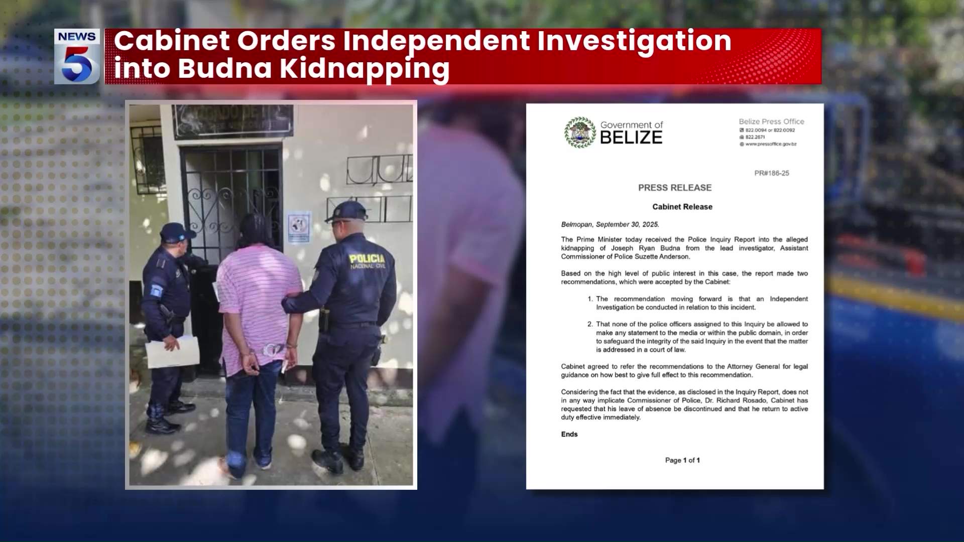 Cabinet Reviews Budna Report as Pressure Mounts for Outside Investigator