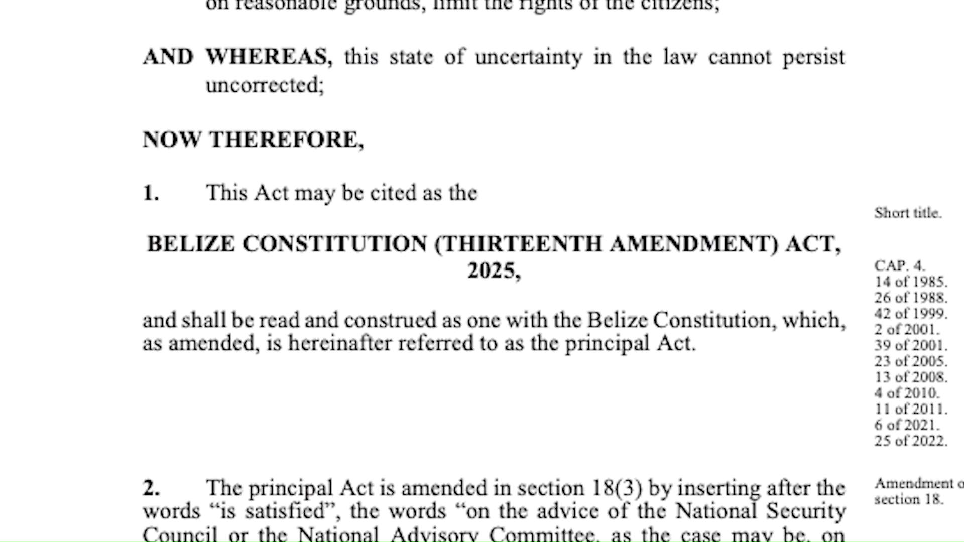 13th Amendment Moves Forward with Tweaks