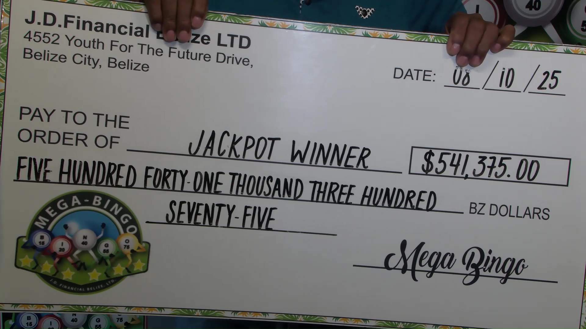 Voice of: Mega Bingo Winner