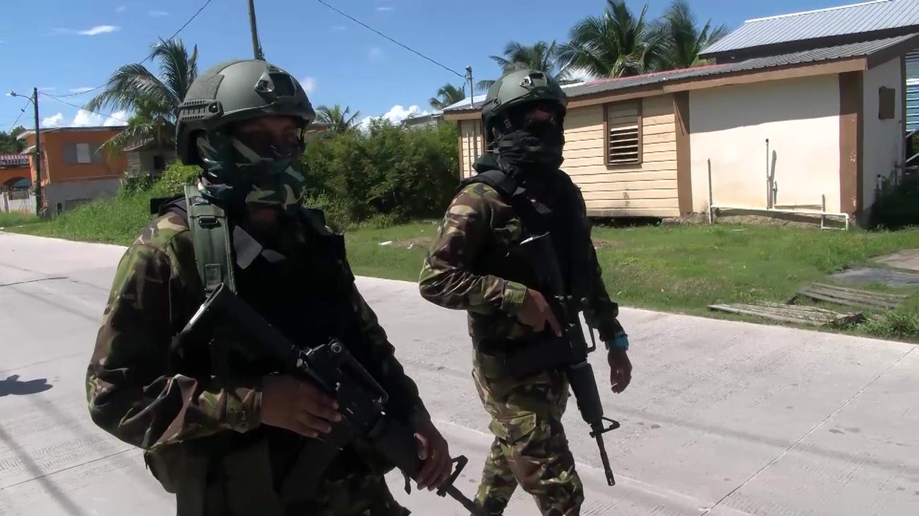 BDF Troops Flood Belize City to Stem Violence