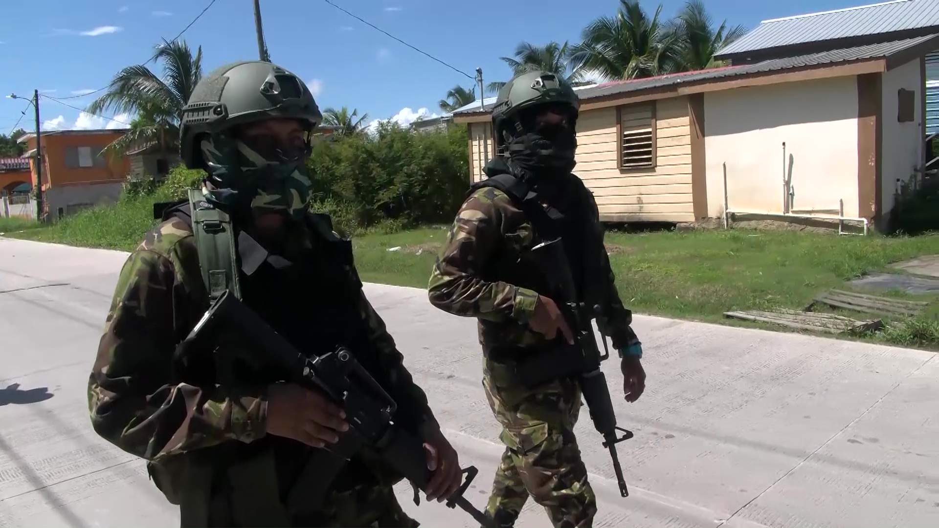 BDF Troops Flood Belize City to Stem Violence