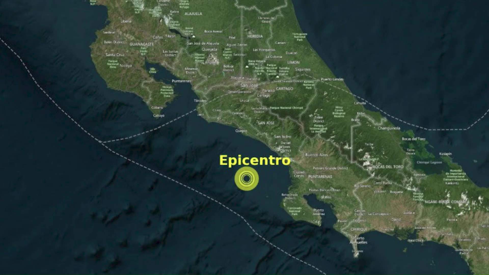 Powerful Quake Shakes Costa Rica, No Major Damage Reported