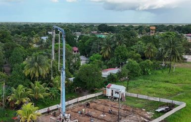 Discarded Firearms Form Foundation of New Police Station