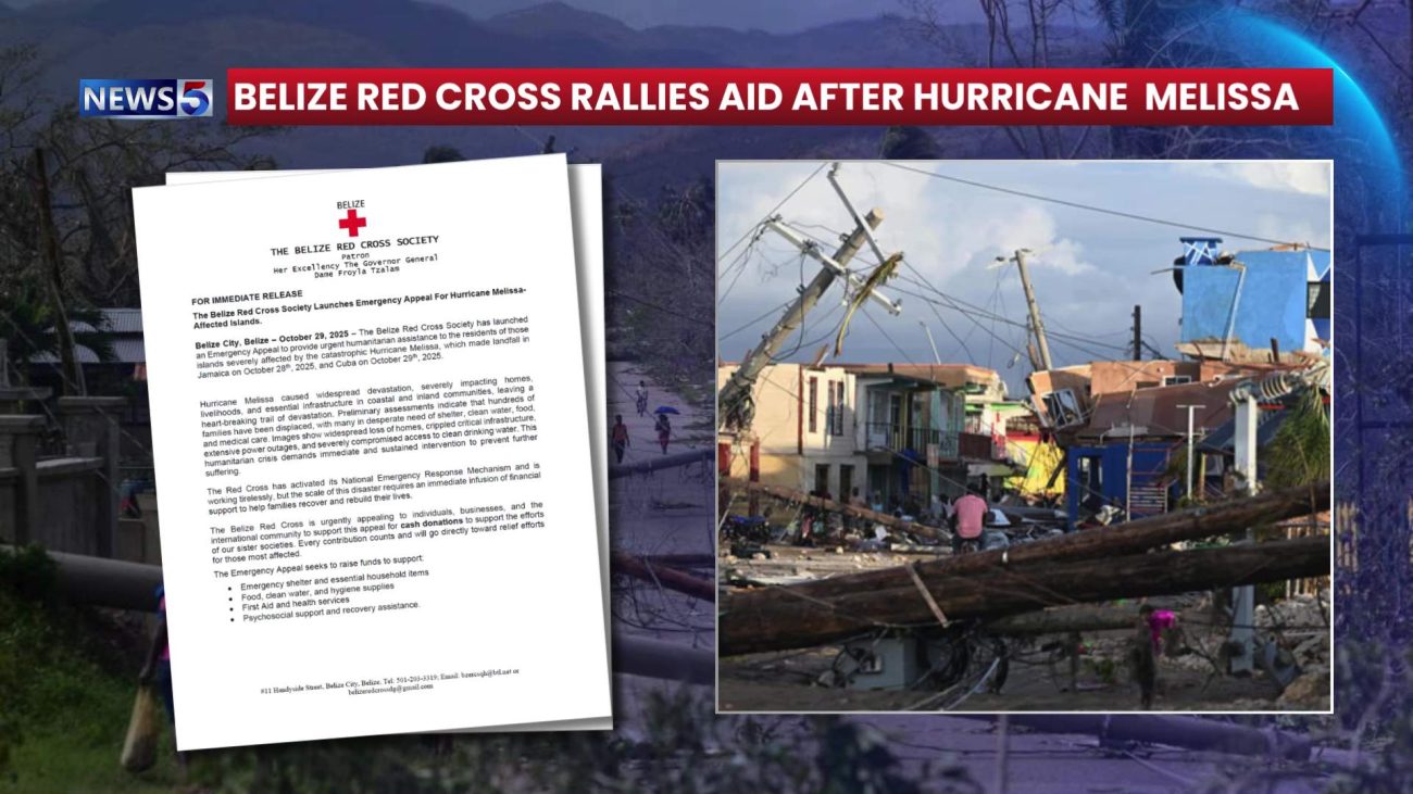 Belize Red Cross Issues Urgent Appeal After Hurricane Melissa