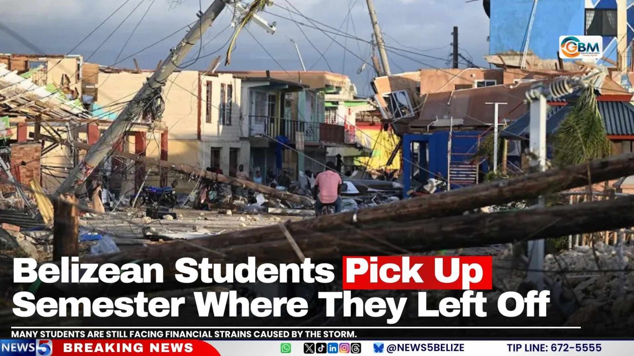 Belizean Students Pick Up Semester Where They Left Off