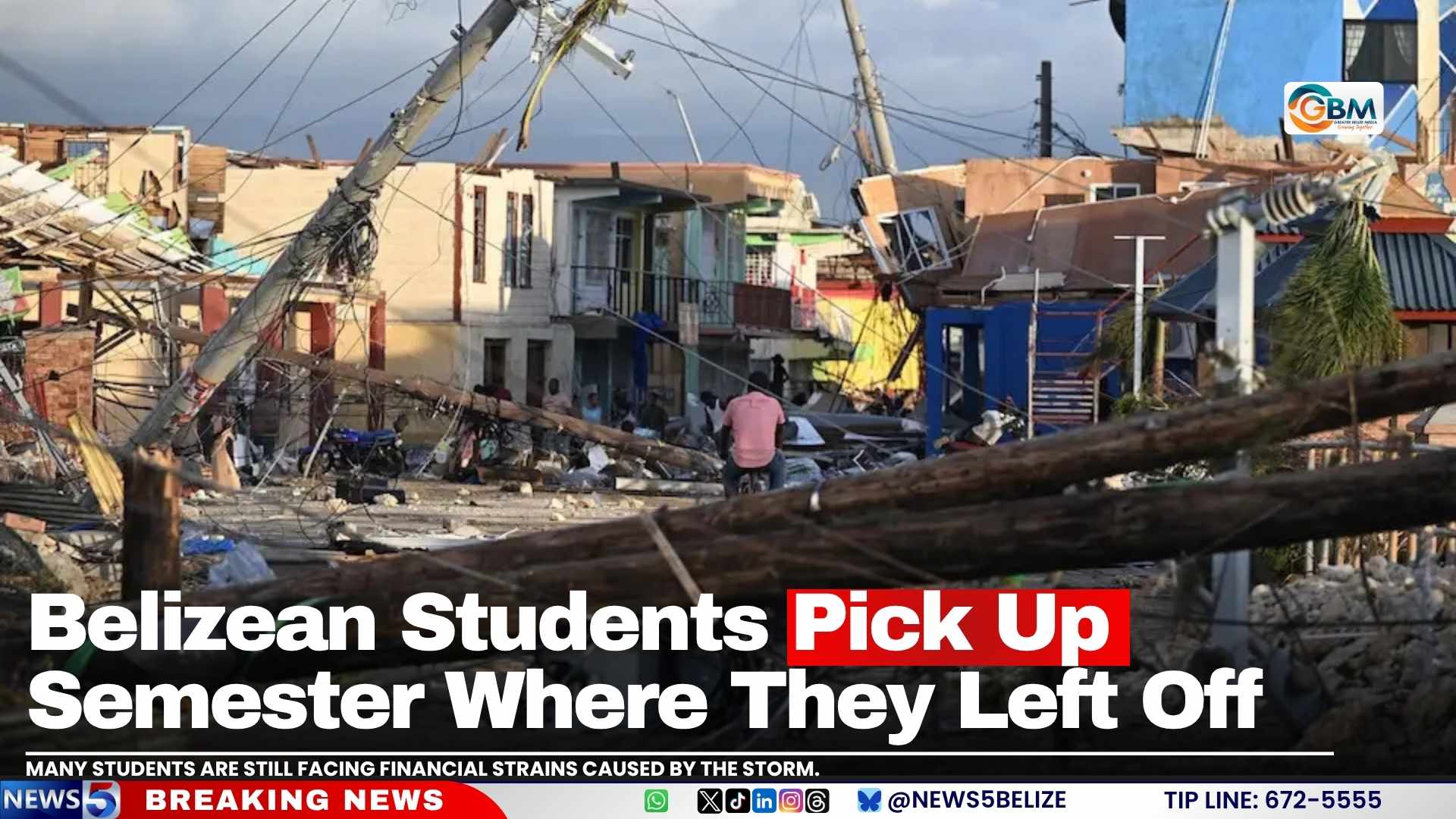 Belizean Students Pick Up Semester Where They Left Off