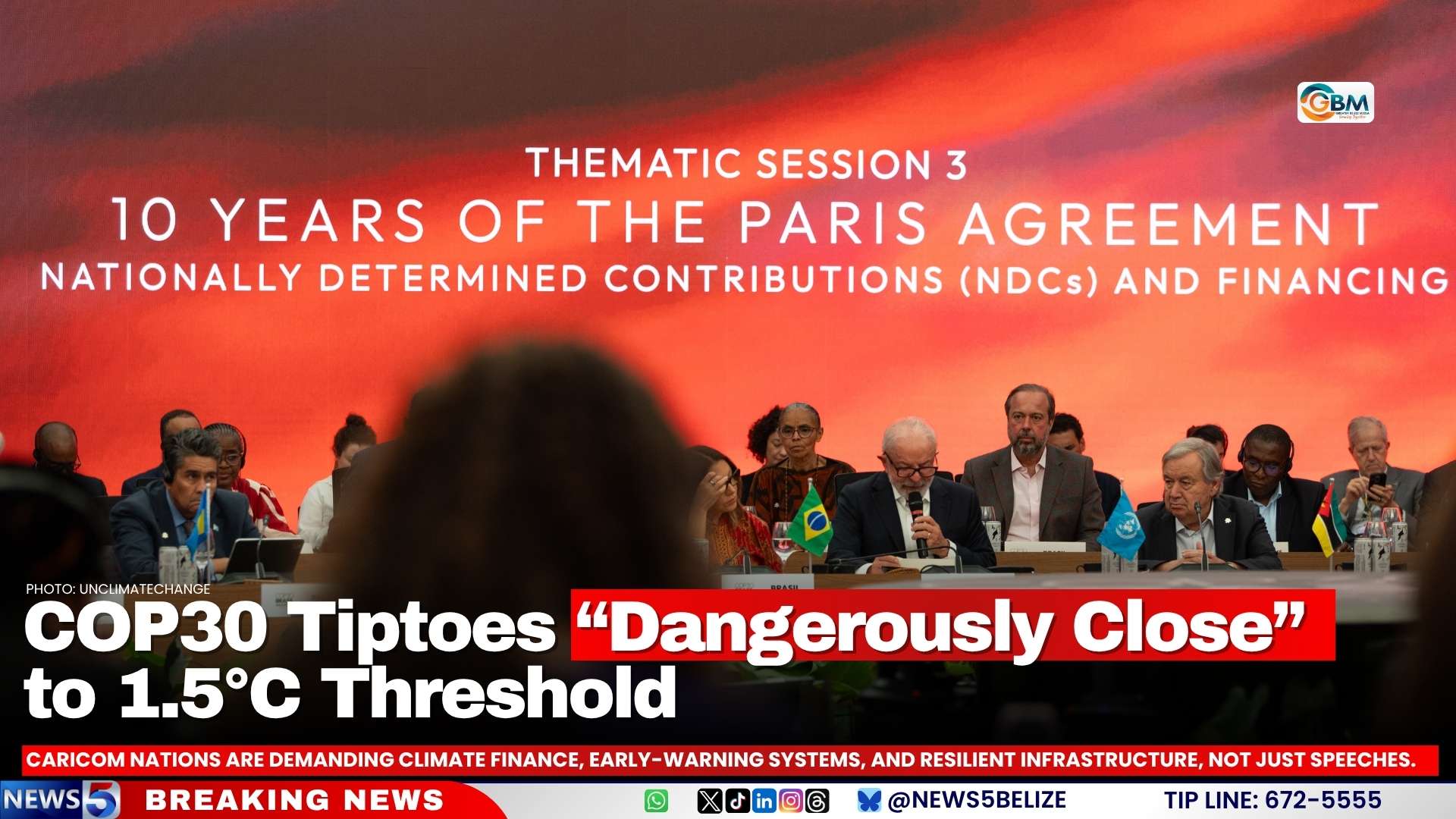 COP30 Tiptoes “Dangerously Close” to 1.5°C Threshold