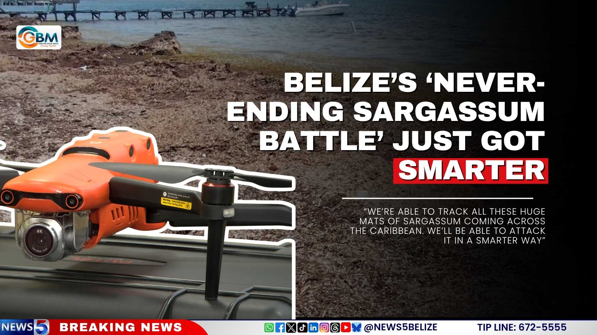 Belize’s ‘Never-Ending Sargassum Battle’ Just Got Smarter