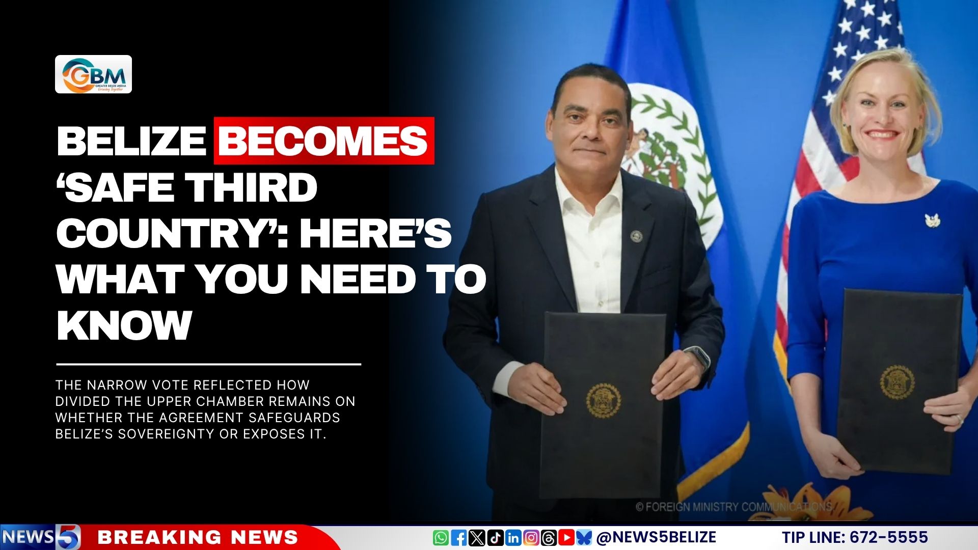 Belize Becomes ‘Safe Third Country’: Here’s What You Need to Know