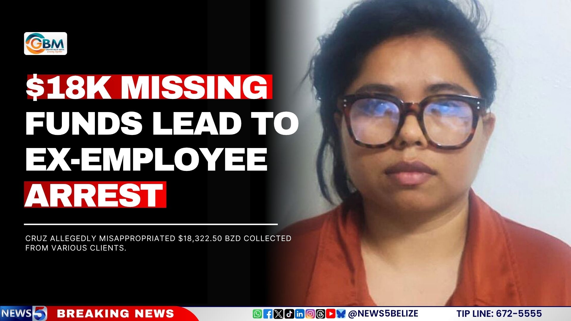 $18K Missing Funds Lead to Ex-Employee Arrest