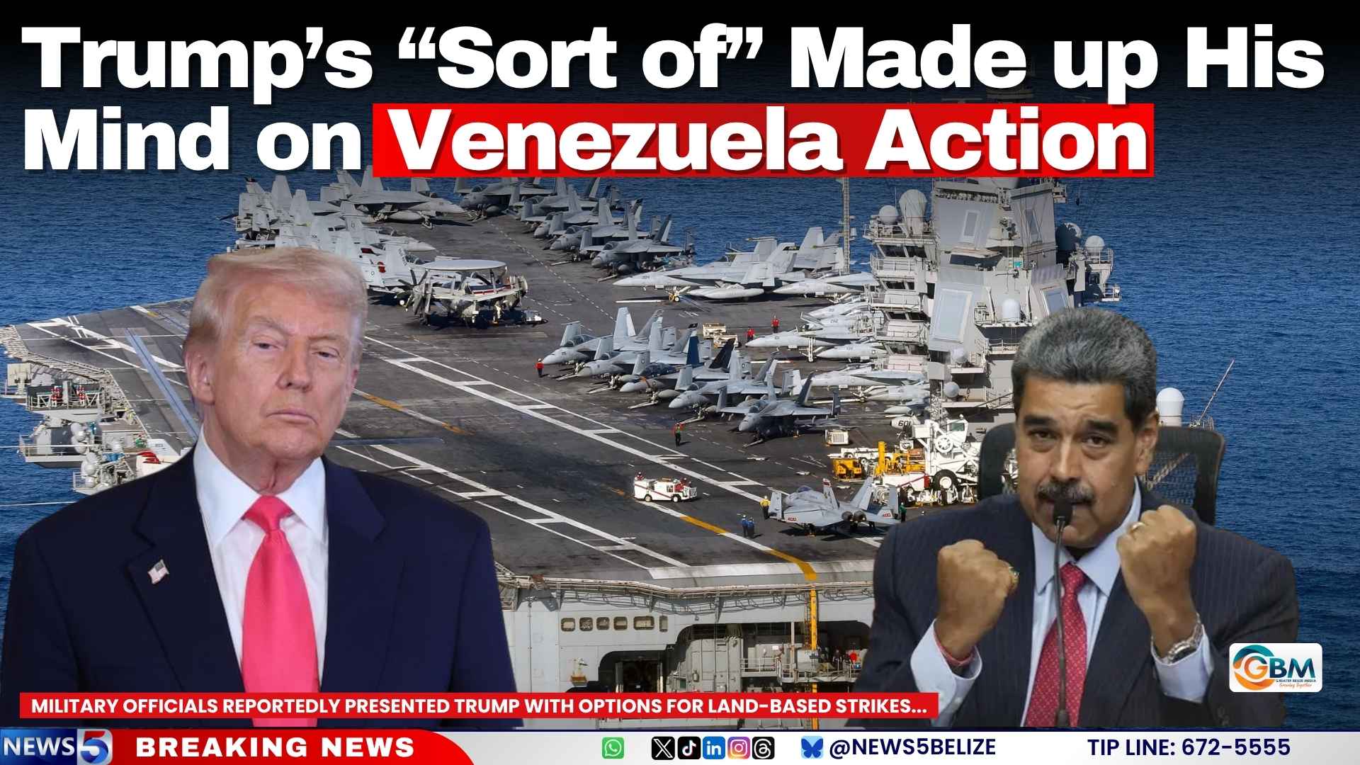 Trump’s “Sort of” Made up His Mind on Venezuela Action