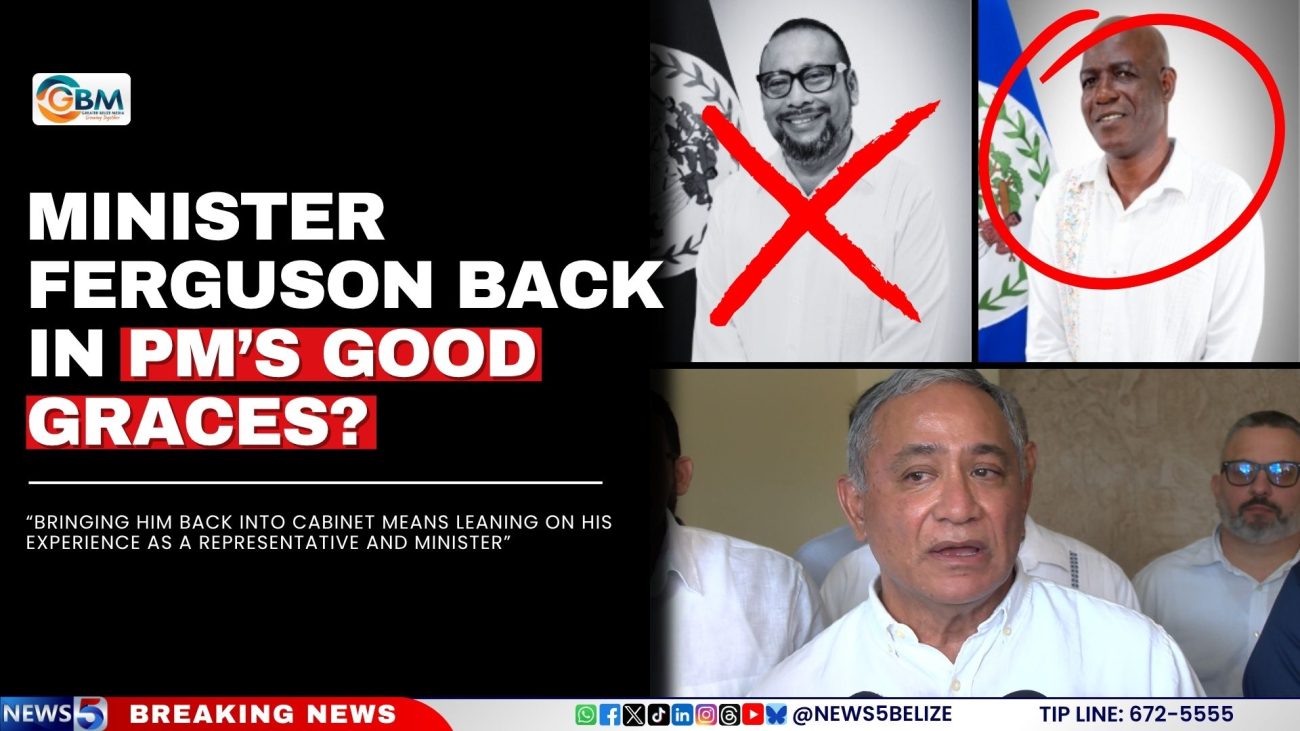 Minister Ferguson Back In PM’s Good Graces?