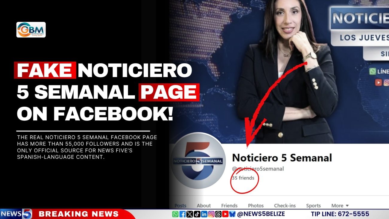 Fake Noticiero 5 Semanal Page on Facebook!